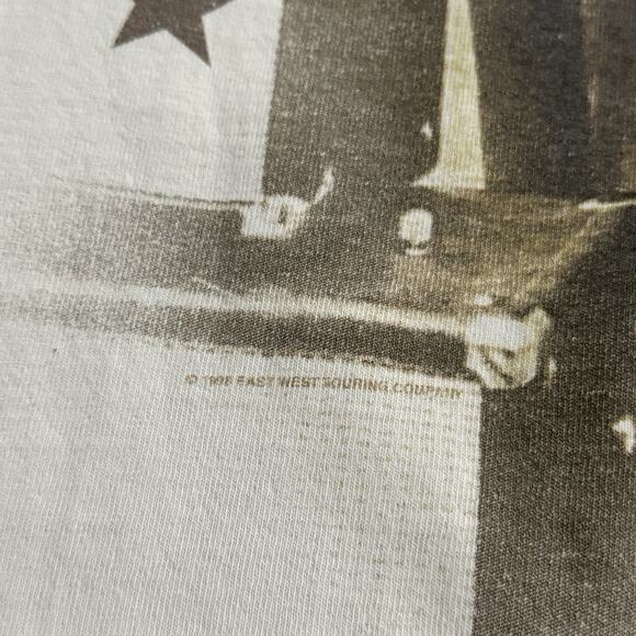 Vintage 1998 Bob Dylan Star Guitar Longsleeve T Shirt Large Rock Band Joan Baez - Picture 9 of 9